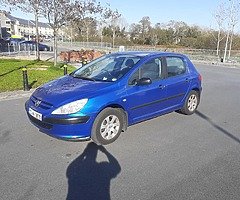 2002 PEUGEOT 307 NCT 09/09/2021 - Image 1/8