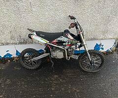 Pitbike stomp 140 small frame for breaking