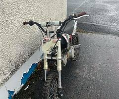 Pitbike stomp 140 small frame for breaking