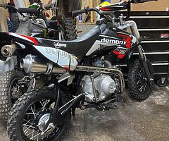 Demon x 110 2016 pitbike like new