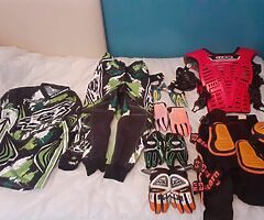 Kids motocross gear