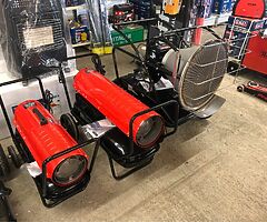 Full Range of garage workshop Heaters