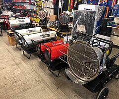 Full Range of garage workshop Heaters
