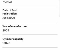 2009 Honda lead 100cc