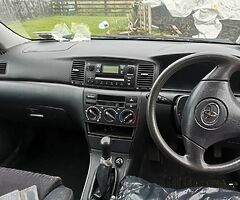 Breaking 2003 Corolla