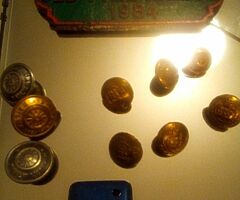 Selection of original railwayania,militaria and vintage car items