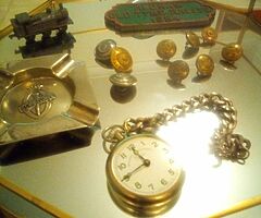 Selection of original railwayania,militaria and vintage car items - Image 5/10
