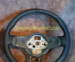 Leather steering wheel, knob, gear shift boot - Image 4/6