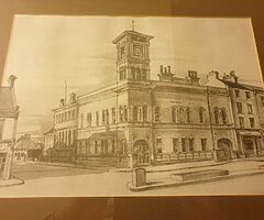 Print of institute in lurgan