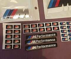 BMW / MERCEDES / AUDI BADGES / STICKERS ETC