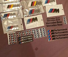 BMW / MERCEDES / AUDI BADGES / STICKERS ETC - Image 9/9