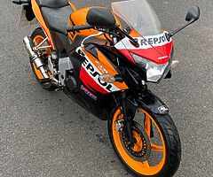 Honda cbr 125 

2014 

Runs & rides well 
...