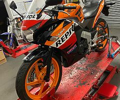 Honda cbr 125 

2014 

Runs & rides well 
...