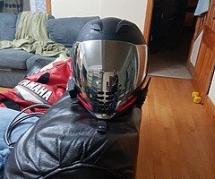 Icon helmet with 3 visors
