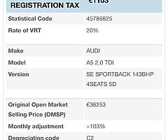 Audi A5 Sportback 2.0TDI 2010 manual - Image 6/7