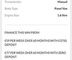 2015 Ford transit Connect Limited Finance this van from €59 P/W - Image 9/10