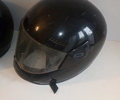 TWO USED MOTORCYCLE HELMETS - Image 3/5