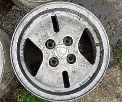 Rare Genuine lancia Monte Carlos alloys