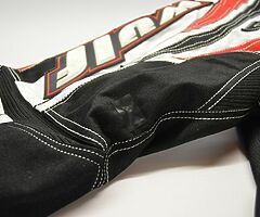 Wulfsport Youth Kids Moto Cross MX Trials Motocross Gear Package Black Red & White - Image 8/10