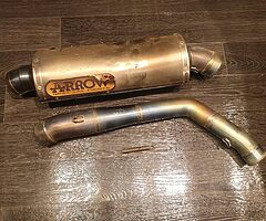 ARROW  Back Box With link pipe for 07  Fireblade