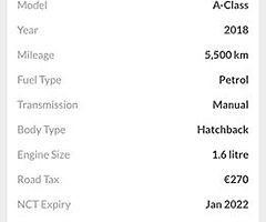 2018 Mercedes Benz A Class Finance this car from €87 P/W - Image 9/10