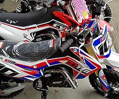 Cw 50 and 10ten 50 cc top of the range kids dirt bikes . Where 999 now 699 with full 1 year warranty