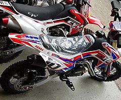 Cw 50 and 10ten 50 cc top of the range kids dirt bikes . Where 999 now 699 with full 1 year warranty - Image 4/6
