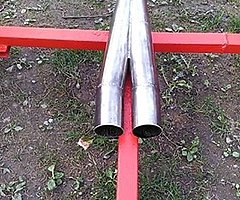 70mm twin pipe exhaust for sale - Image 4/4