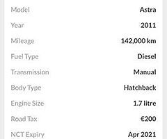 2011 Opel Astra Finance this car from €30 P/W with a €1390 deposit - Image 9/10