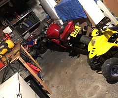 125 QUAD TWIN EXHUST