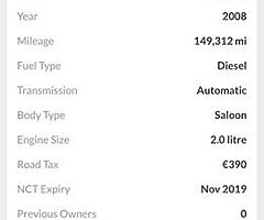 2008 BMW 520D MSport Finance this car from €43 P/W - Image 9/10
