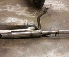 Yamaha xv1000 exhaust full system