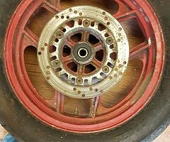 Motorbike rear wheel