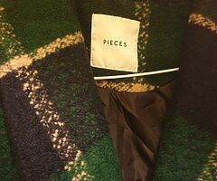 Ladies green checked jacket