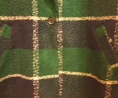 Ladies green checked jacket