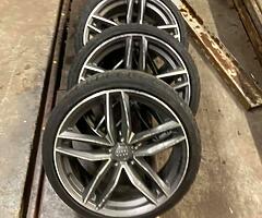 19” AUDI RS6c ALLOY WHEELS TYRES  A4 VW SEAT SKODA - Image 6/8
