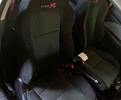 Type r seats front and rear