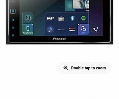 Pioneer double din car radio