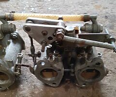 Dellorto DHLA40F Twin Side draft carburetor