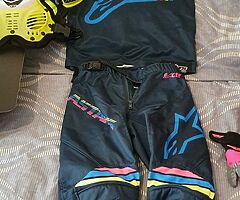 Girls motocross gear