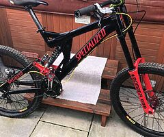 Specialized downhill mountain bike