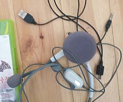 Xbox360 with 2 controllers headphones and games - Image 10/10