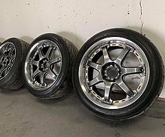 Volk rays gt-5 wheels 5x114.3