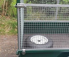 New 6x4 unused trailer removable mesh sides