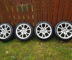 Audi Speedline 18" alloy wheels fit a4 a5 a6 a7 vw golf mk5 m6 mk7 passat cc sport caddy van seat