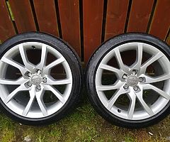 Audi Speedline 18" alloy wheels fit a4 a5 a6 a7 vw golf mk5 m6 mk7 passat cc sport caddy van seat