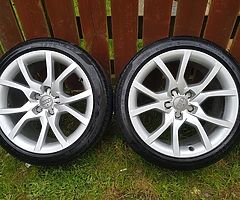 Audi Speedline 18" alloy wheels fit a4 a5 a6 a7 vw golf mk5 m6 mk7 passat cc sport caddy van seat - Image 4/10