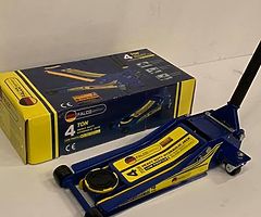 4 TON HEAVY DUTY LOW PROFILE TROLLEY JACK - Image 5/5