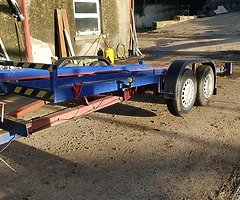 Car transporter for sale tilt bed factory made 15ft by 6.6ft