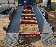 Car transporter for sale tilt bed factory made 15ft by 6.6ft
